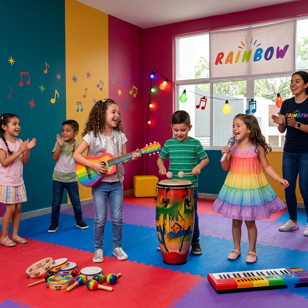 Crianças brincando e se divertindo